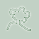 Fairhill Tree Icon on green background